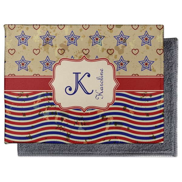 Vintage Stars & Stripes Electronic Screen Wipe - Flat