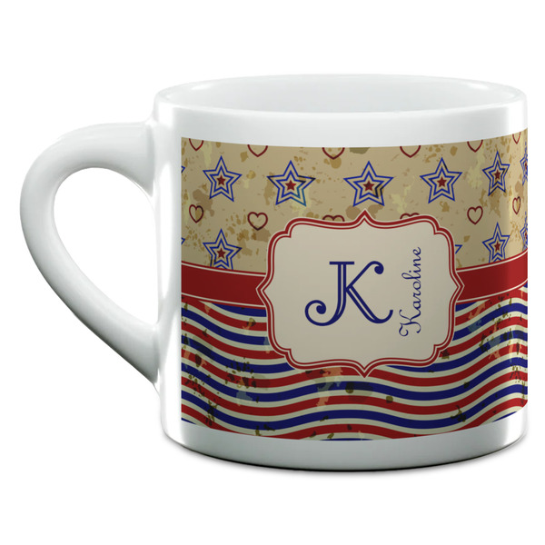 Vintage Stars & Stripes Espresso Cup - 6oz (Double Shot) (MAIN)
