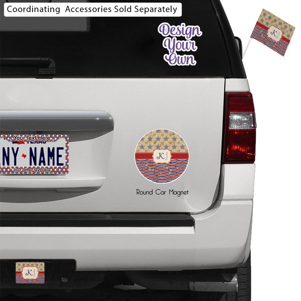 Vintage Stars & Stripes Exterior Car Accessories