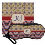 Vintage Stars & Stripes Eyeglass Case & Cloth (Personalized)