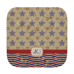 Vintage Stars & Stripes Face Towel (Personalized)