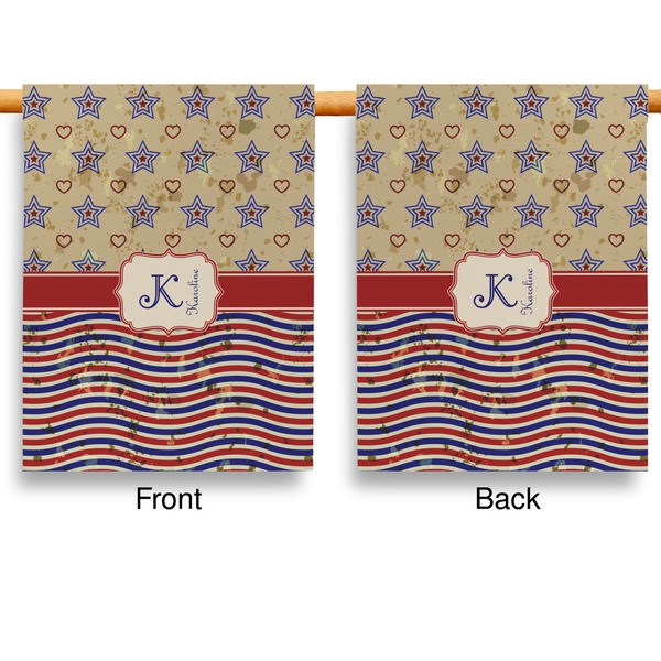 Vintage Stars & Stripes Garden Flags - Large - Double Sided - APPROVAL