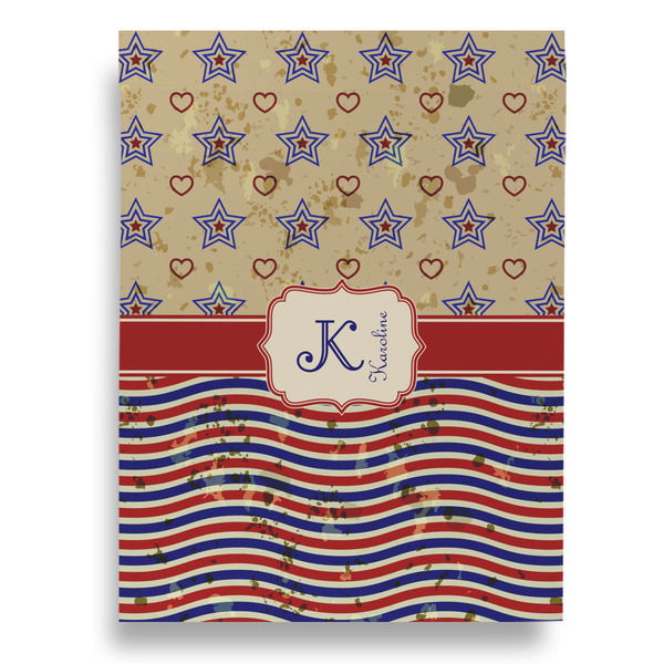 Vintage Stars & Stripes Garden Flags - Large - Double Sided - FRONT