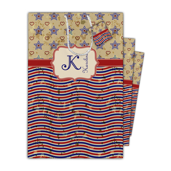 Vintage Stars & Stripes Gift Bags - Parent/Main