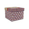 Vintage Stars & Stripes Gift Boxes with Lid - Canvas Wrapped - Small - Front/Main