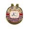 Vintage Stars & Stripes Golf Ball Marker - Hat Clip - Gold