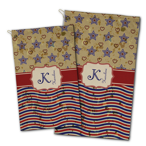 Vintage Stars & Stripes Golf Towel - PARENT (small and large)