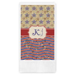 Vintage Stars & Stripes Guest Towels - Full Color (Personalized)
