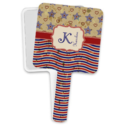 Vintage Stars & Stripes Hand Mirror (Personalized)