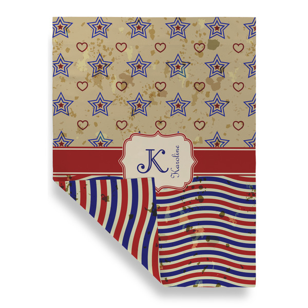 Vintage Stars & Stripes House Flags - Double Sided - FRONT FOLDED