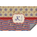 Vintage Stars & Stripes Indoor / Outdoor Rug - 8'x10' (Personalized)