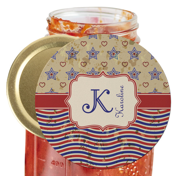 Custom Vintage Stars & Stripes Jar Opener (Personalized)