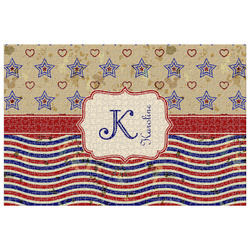Vintage Stars & Stripes Jigsaw Puzzle - 1000-piece (Personalized)