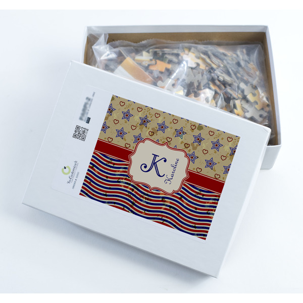 Vintage Stars & Stripes Jigsaw Puzzle 252 Piece - Box