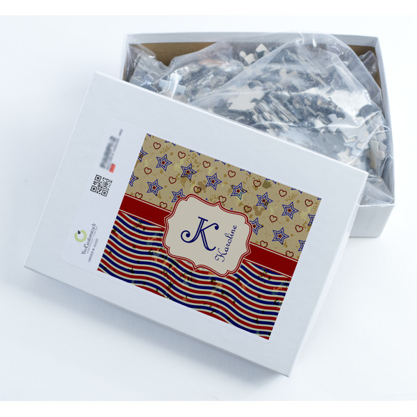 Vintage Stars & Stripes Jigsaw Puzzle 500 Piece - Box