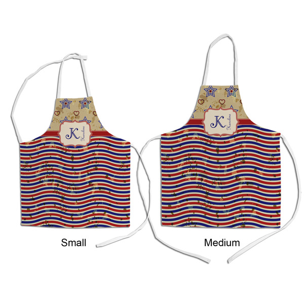 Vintage Stars & Stripes Kid's Aprons - Comparison