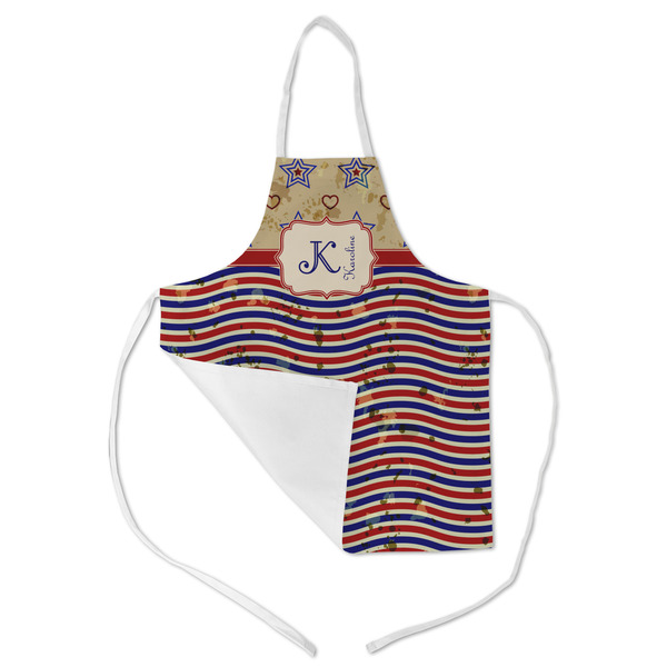 Vintage Stars & Stripes Kid's Aprons - Medium - Main (med/lrg)