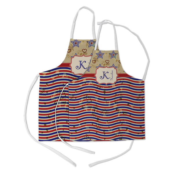 Vintage Stars & Stripes Kid's Aprons - Parent - Main
