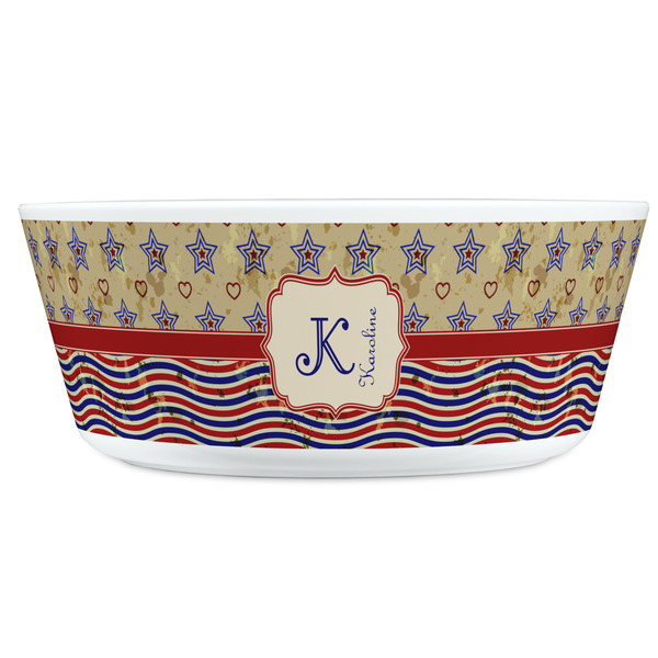 Vintage Stars & Stripes Kids Bowls - FRONT