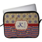 Vintage Stars & Stripes Laptop Sleeve / Case (Personalized)