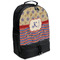 Vintage Stars & Stripes Large Backpack - Black - Angled View