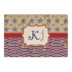 Vintage Stars & Stripes Large Rectangle Car Magnet (Personalized)