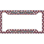 Vintage Stars & Stripes License Plate Frame - Style A (Personalized)