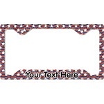Vintage Stars & Stripes License Plate Frame - Style C (Personalized)