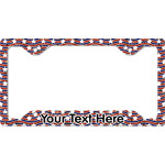 Vintage Stars & Stripes License Plate Frame - Style C (Personalized)
