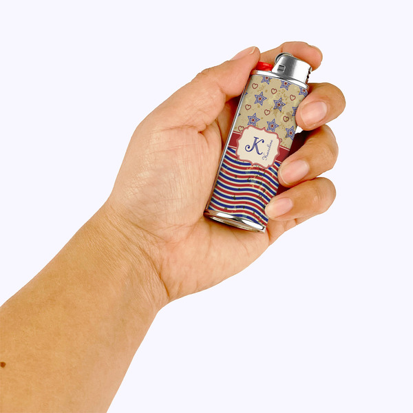 Vintage Stars & Stripes Lighter Case - LIFESTYLE