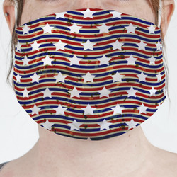 Vintage Stars & Stripes Face Mask Cover (Personalized)