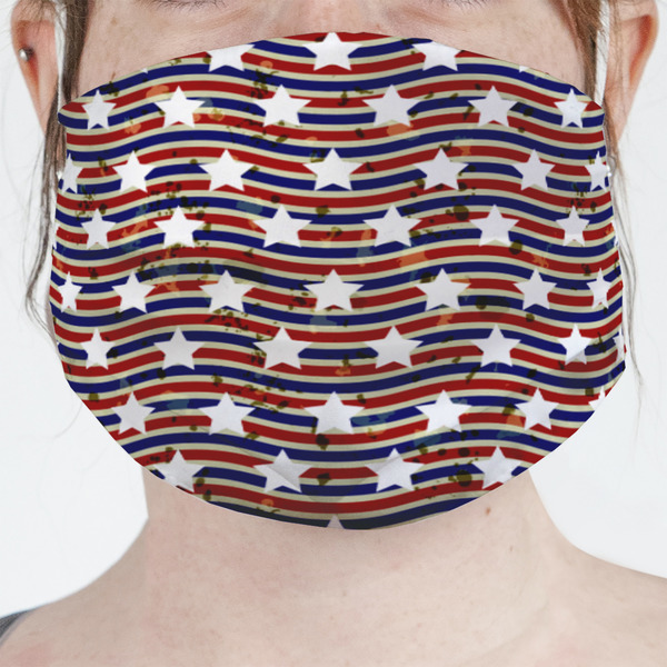 Custom Vintage Stars & Stripes Face Mask Cover