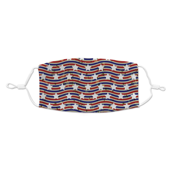 Custom Vintage Stars & Stripes Kid's Cloth Face Mask