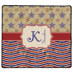 Vintage Stars & Stripes XL Gaming Mouse Pad - 18" x 16" (Personalized)