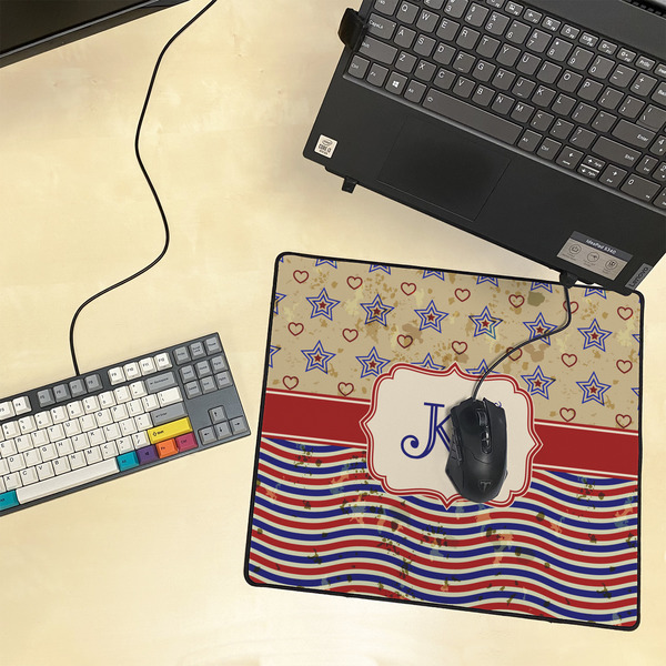 Vintage Stars & Stripes Medium Gaming Mats - LIFESTYLE