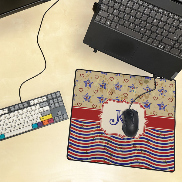 Vintage Stars & Stripes Medium Gaming Mats - LIFESTYLE