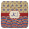 Vintage Stars & Stripes Memory Foam Bath Mat - 48"x48" (Personalized)