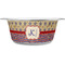 Vintage Stars & Stripes Stainless Steel Dog Bowl - Small (Personalized)
