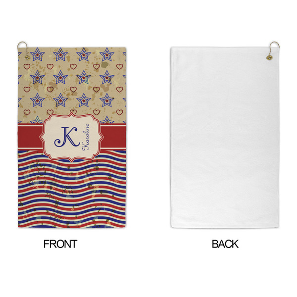 Vintage Stars & Stripes Microfiber Golf Towels - APPROVAL