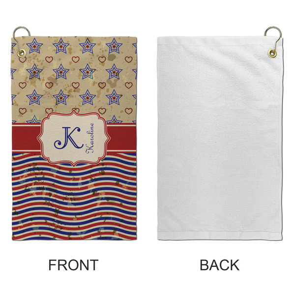 Vintage Stars & Stripes Microfiber Golf Towels - Small - APPROVAL