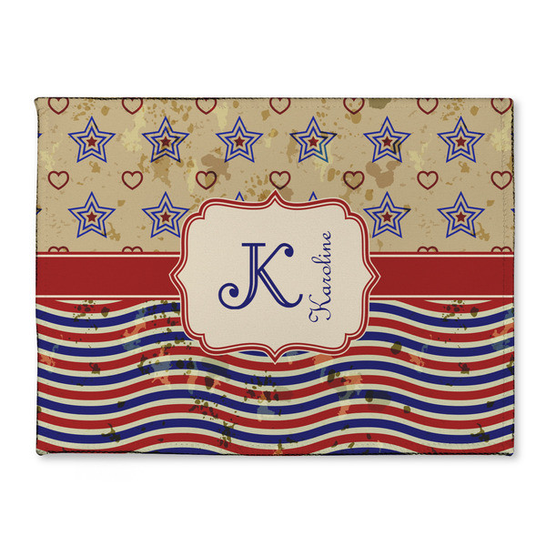 Custom Vintage Stars & Stripes Microfiber Screen Cleaner (Personalized)