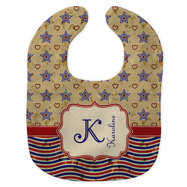 Vintage Stars & Stripes New Bib Flat Approval