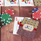 Vintage Stars & Stripes On Table with Poker Chips