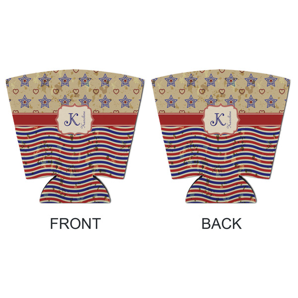 Vintage Stars & Stripes Party Cup Sleeves - with bottom - APPROVAL