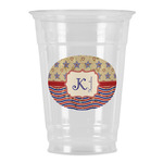 Vintage Stars & Stripes Party Cups - 16oz (Personalized)