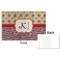 Vintage Stars & Stripes Disposable Paper Placemat - Front & Back