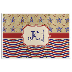Vintage Stars & Stripes Disposable Paper Placemats (Personalized)
