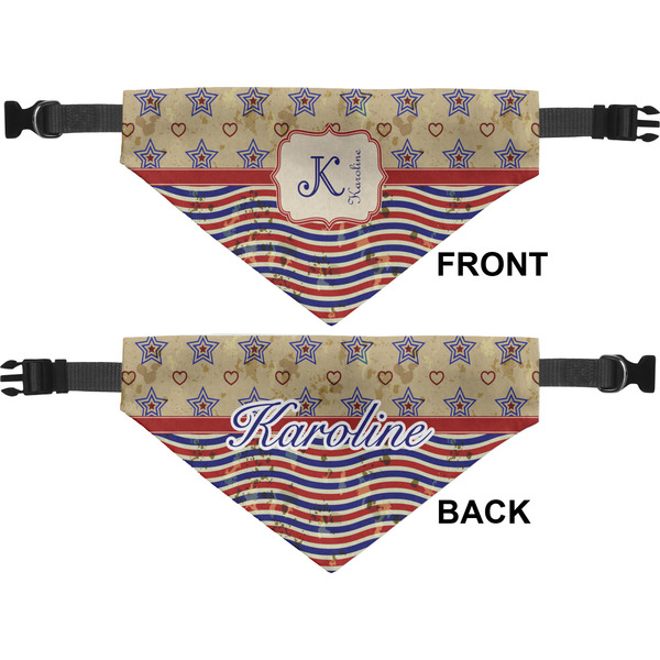 Vintage Stars & Stripes Pet Bandana Approval