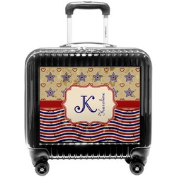 Vintage Stars & Stripes Pilot / Flight Suitcase (Personalized)