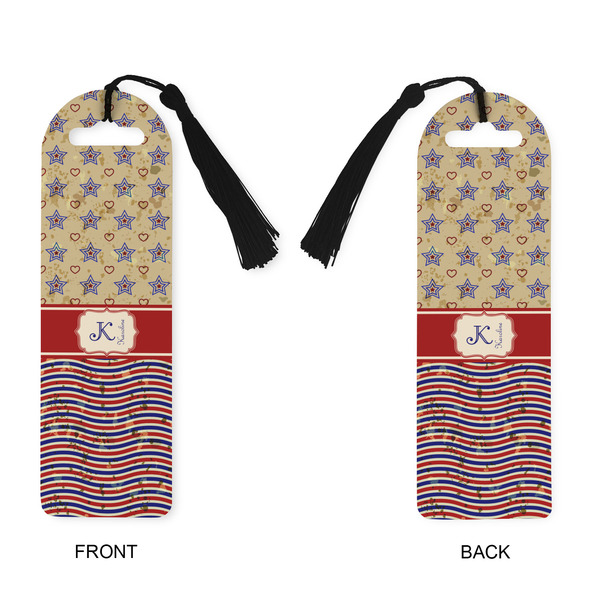 Vintage Stars & Stripes Plastic Bookmarks - Approval